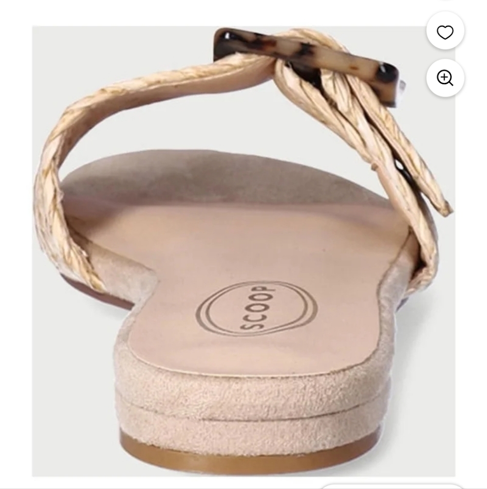SCOOP Woven Slide With Tortoise Buckle NWT - Picture 8 of 8